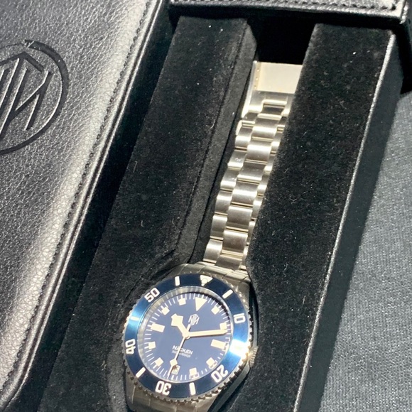 NTH WATCH NÄCKEN MODERN BLUE AUTOMATIC DIVER - Picture 9 of 16